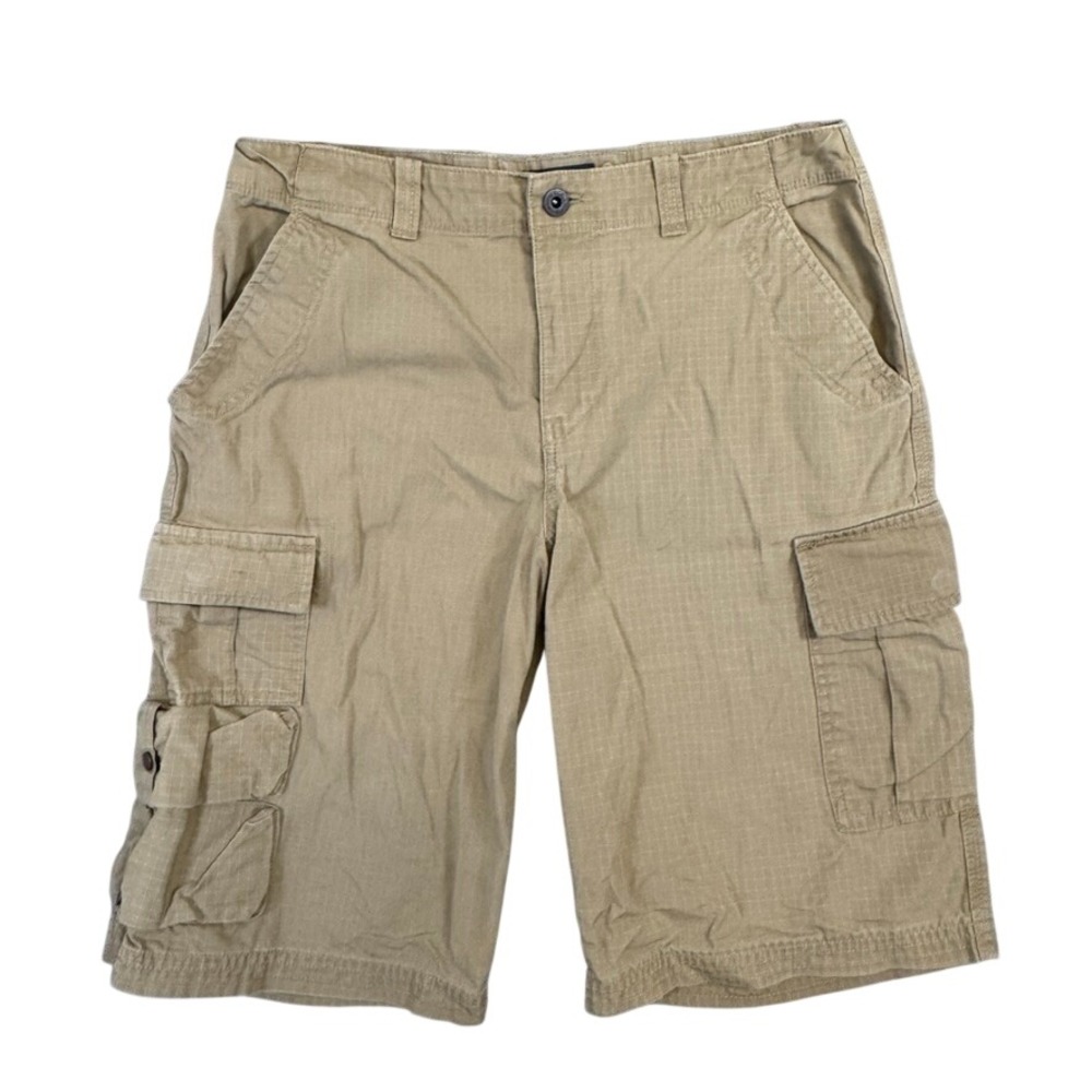 Polo Ralph Lauren Womens Tan Ripstop Cargo Shorts Size 16 Khaki Utility Pocket